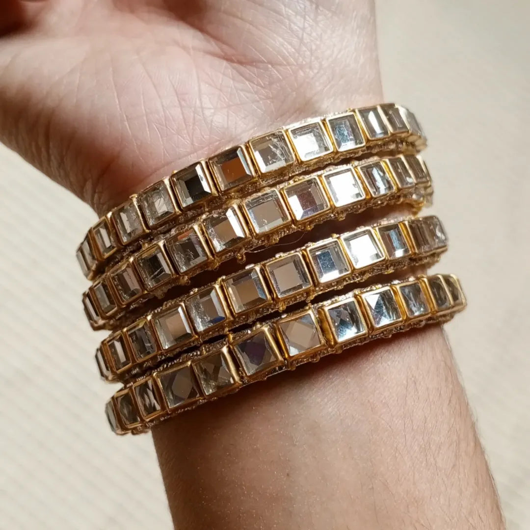 Royal Mirror Glow Bangles