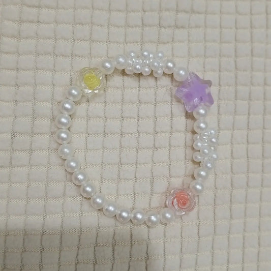Pearl Charm Fantasy Bracelet
