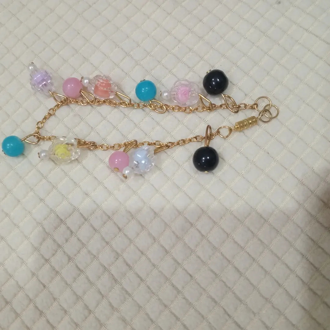 Rainbow Charm Dangle Bracelet