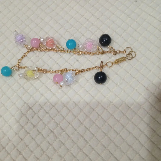 Rainbow Charm Dangle Bracelet