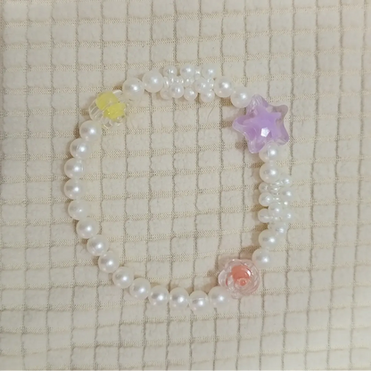 Pearl Charm Fantasy Bracelet