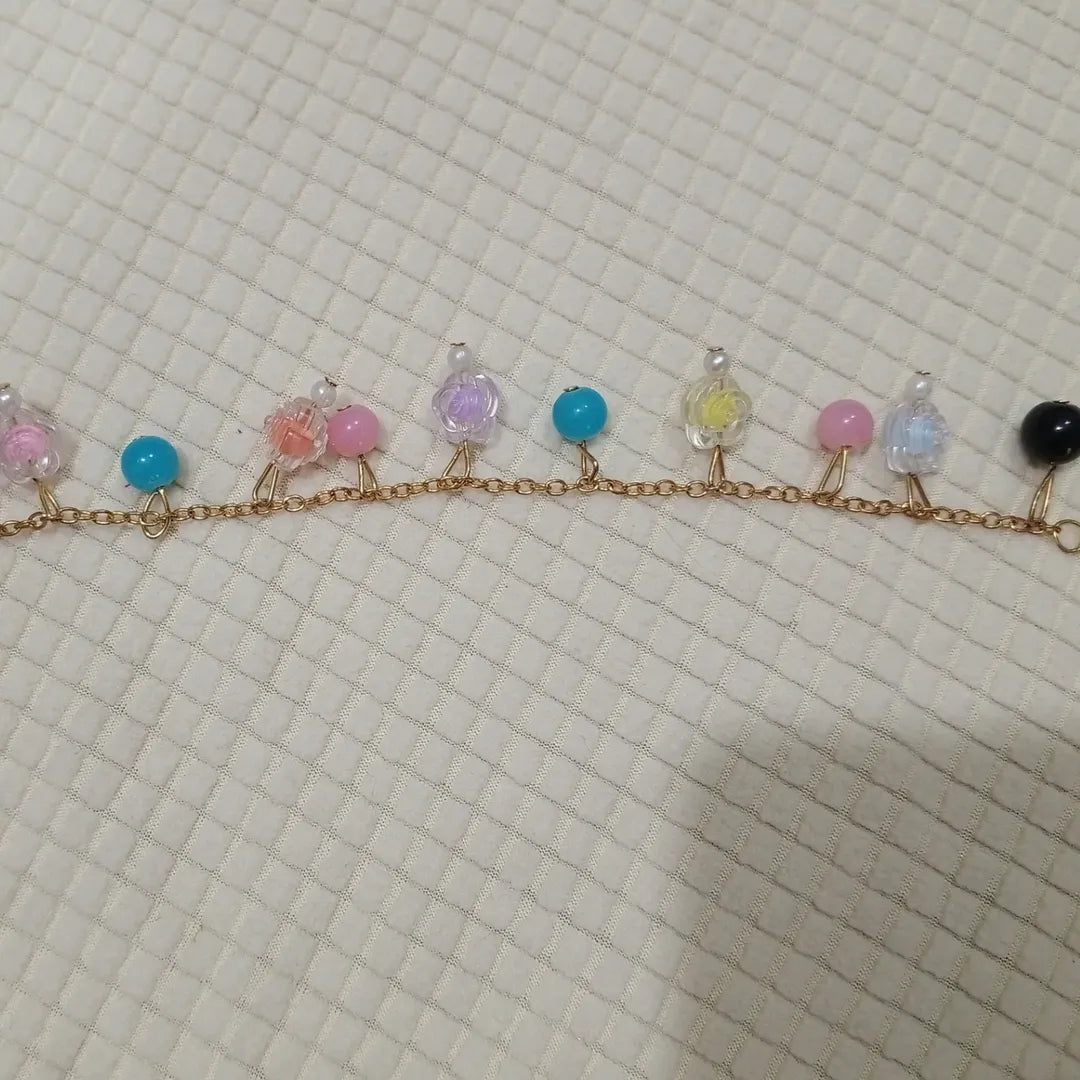 Rainbow Charm Dangle Bracelet
