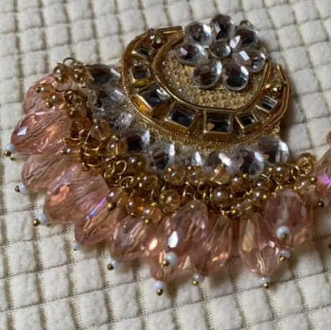 Luxurious Kundan Crystal Earrings